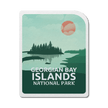 Georgian Bay Islands National Park Waterproof Vinyl Sticker, Canada Parks