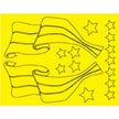 Parma 10815 PSE Flag Design Paint Mask 8.5 x 11 NIB