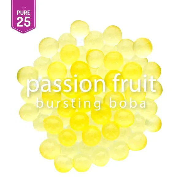 Passionfruit Bursting Boba Pure25 - Popping Boba - Bossen - Canada - Ships Free Within Canada on Orders Above CAD $199