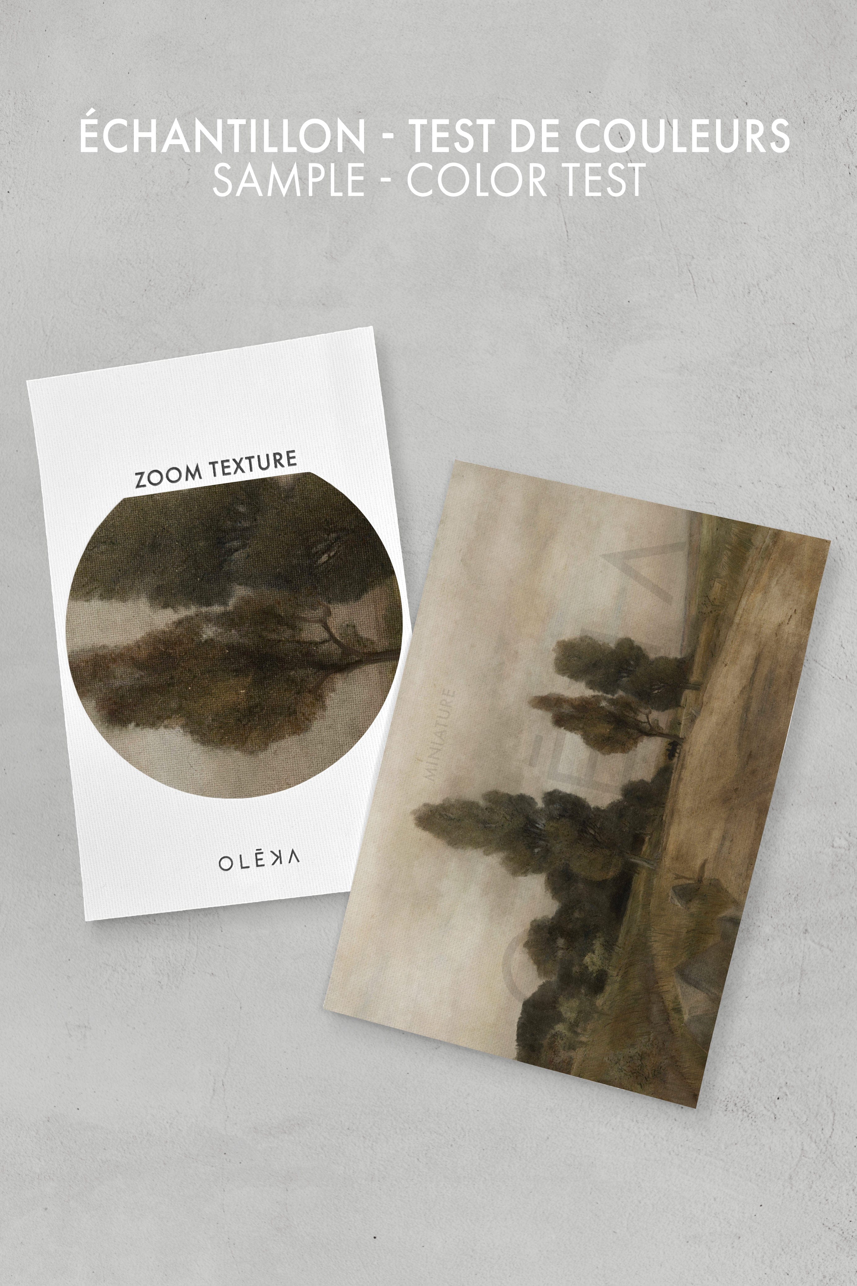PASTURE, Oeuvre sur toile étirée