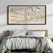 Paul Klee 'A Cote de Provence' Abstract Art Print: Wide Panoramic (2x1)