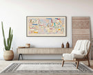 Paul Klee 'A Cote de Provence' Abstract Art Print: Wide Panoramic (2x1)