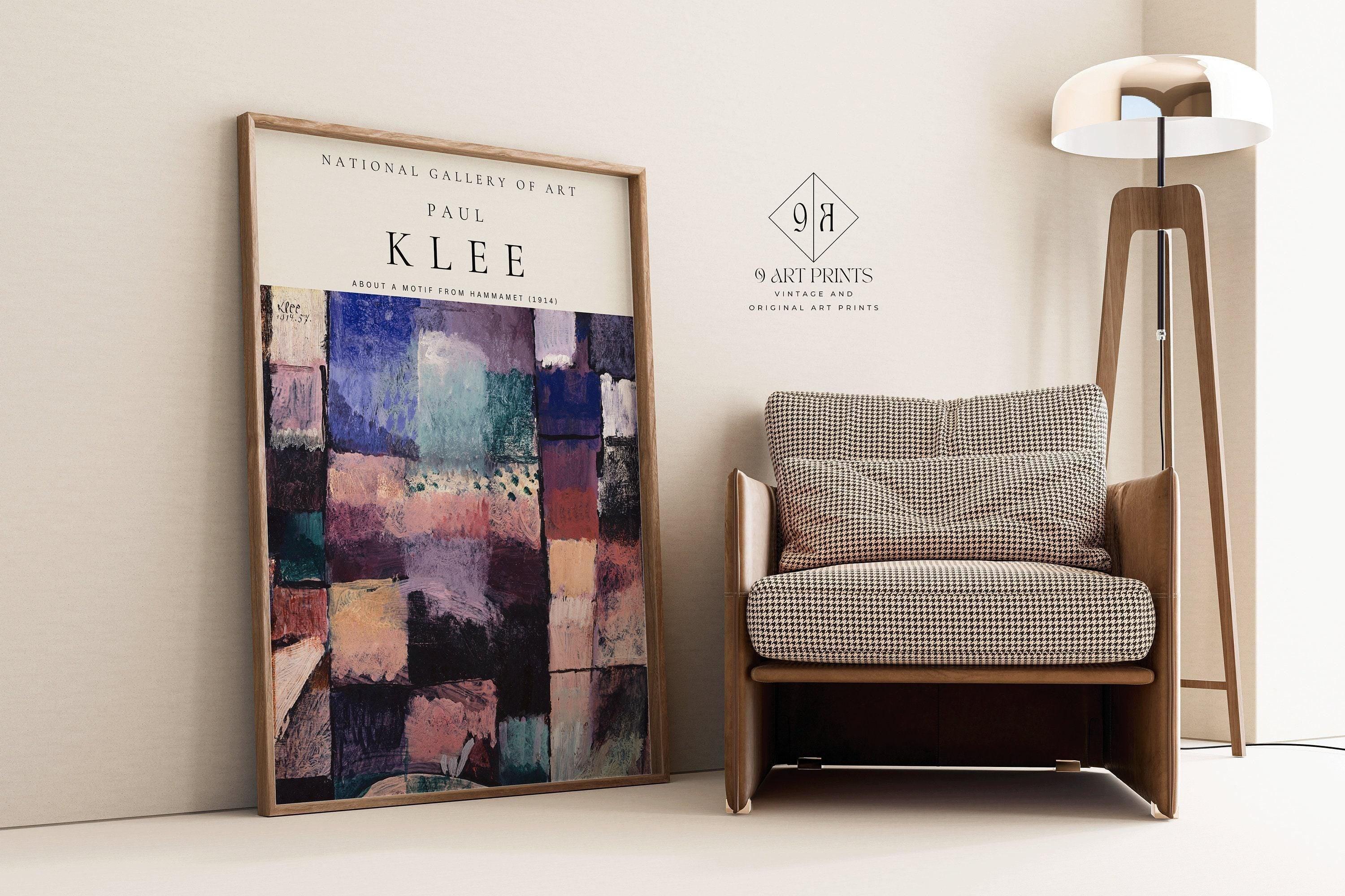 Paul Klee About a Motif | Modern Art Exhibition Poster (available handframed or unframed)