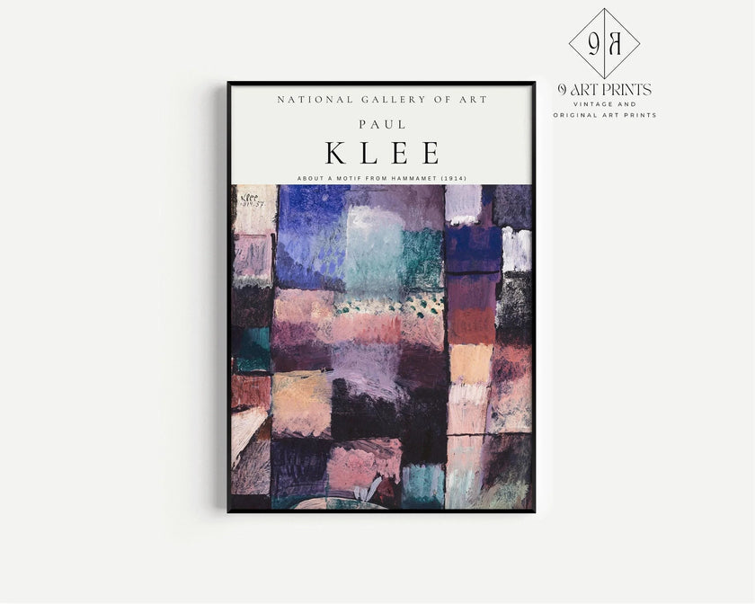Paul Klee About a Motif | Modern Art Exhibition Poster (available handframed or unframed)
