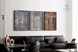 Paul Klee Art Print Trio: Vintage Abstract Giclee Fine Art