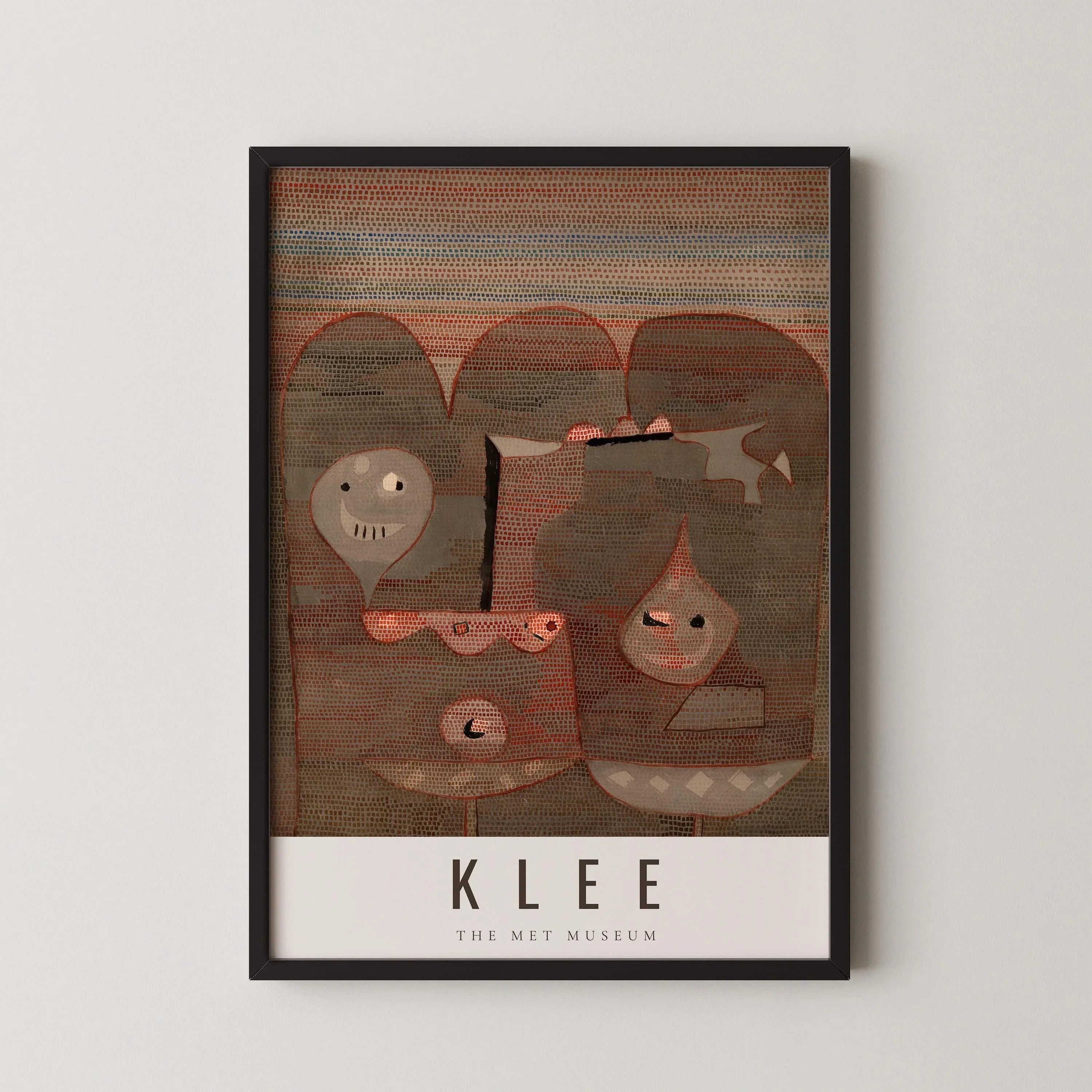 Paul Klee - Barbarian Sacrifice | Modern Abstract Art (Available handframed or unframed)