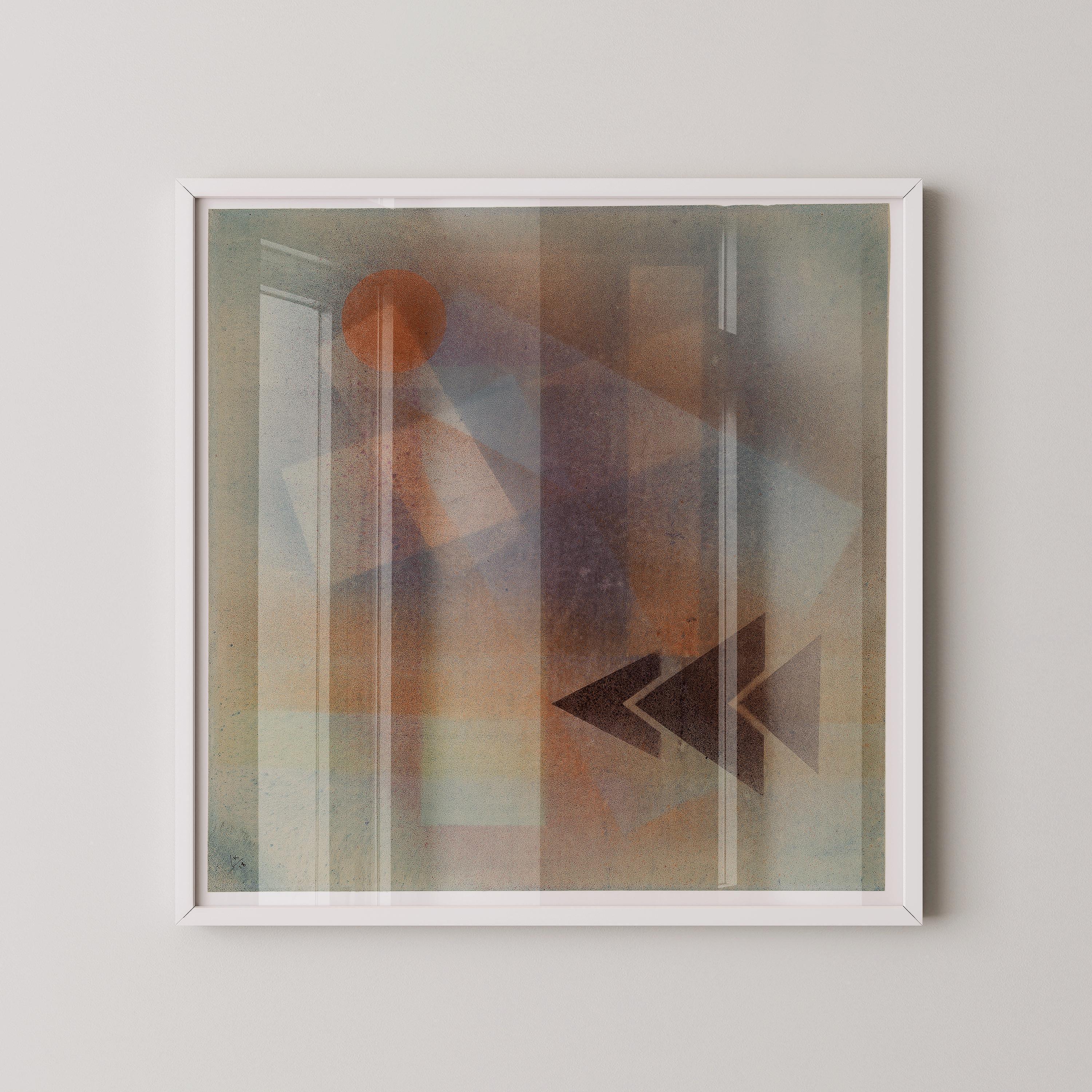 Paul Klee - Bauhaus Vintage Mid-century Modern Abstract Art Print (available handframed or unframed) 1x1