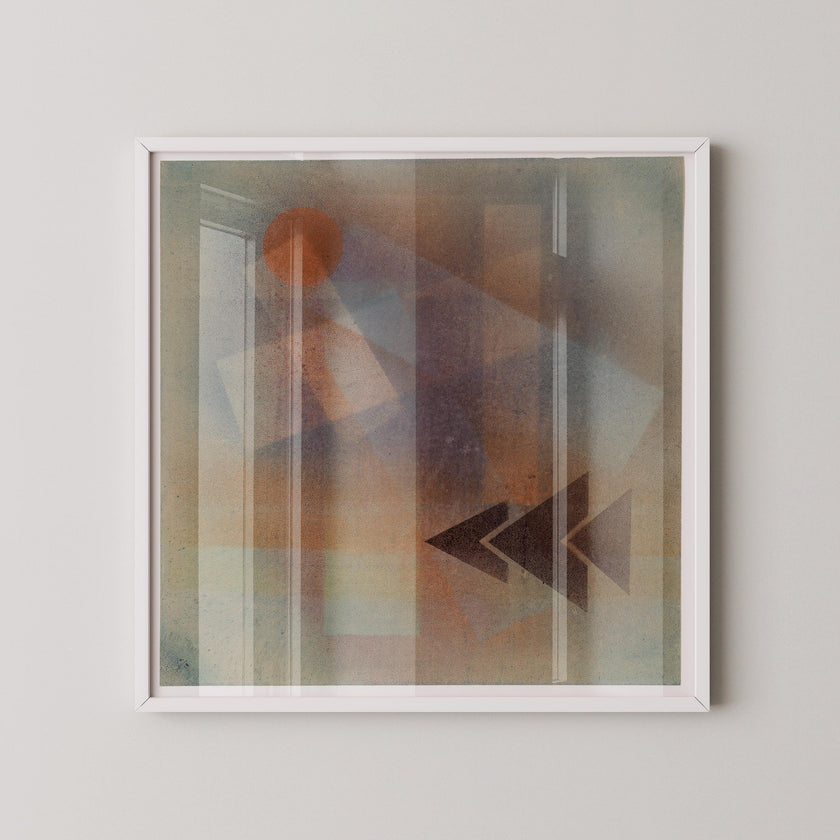Paul Klee - Bauhaus Vintage Mid-century Modern Abstract Art Print (available handframed or unframed) 1x1