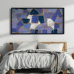 Paul Klee - Blue Night | Modern Abstract Wide Panoramic Art (available handframed or unframed) 2x1