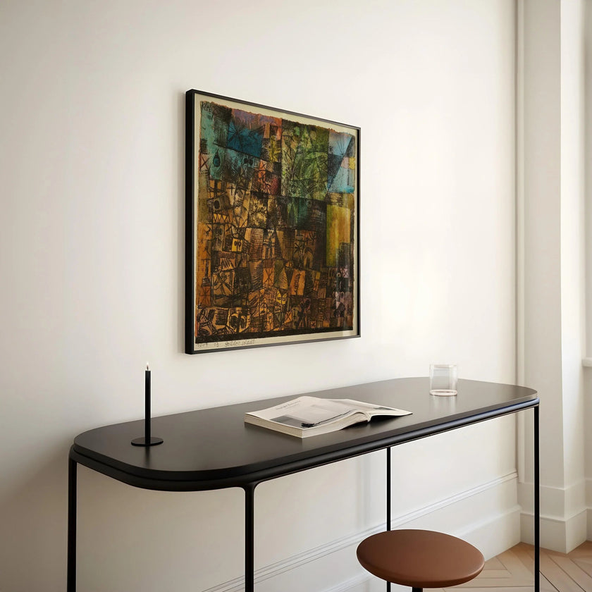 Paul Klee - City of Graves Art Print: Mid-Century Modern Giclee