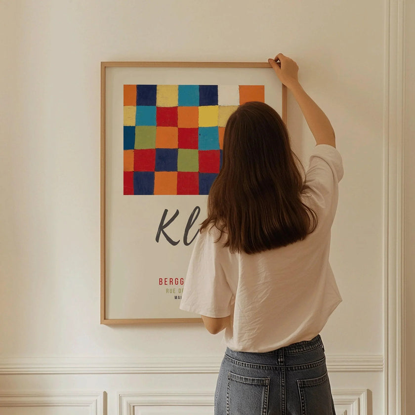 Paul Klee - Colour Chart (1930) | Modern Art Exhibition Poster (available handframed or unframed)