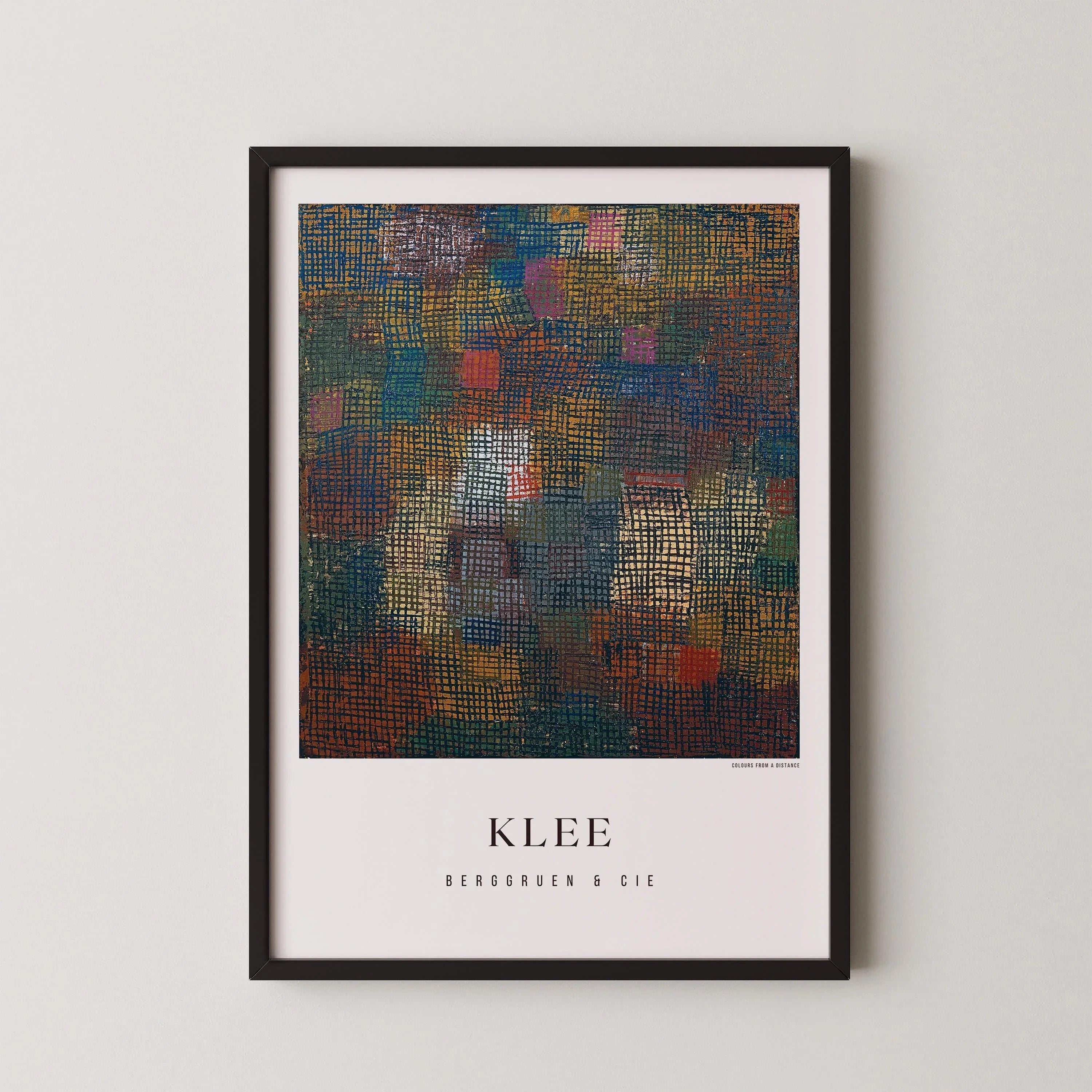 Paul Klee - Colours from a Distance | Modern Abstract Art (Available handframed or unframed)