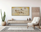 Paul Klee Lions Art Print: Modern Abstract Panoramic, Framed Option