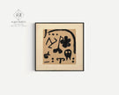 Paul Klee 'Marks for Later' Abstract Art Print: Mid-Century Modern Beige Giclee