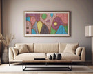 Paul Klee - Mild Fruit | Colorful Modern Abstract Wide Panoramic Art (available handframed or unframed) 2x1