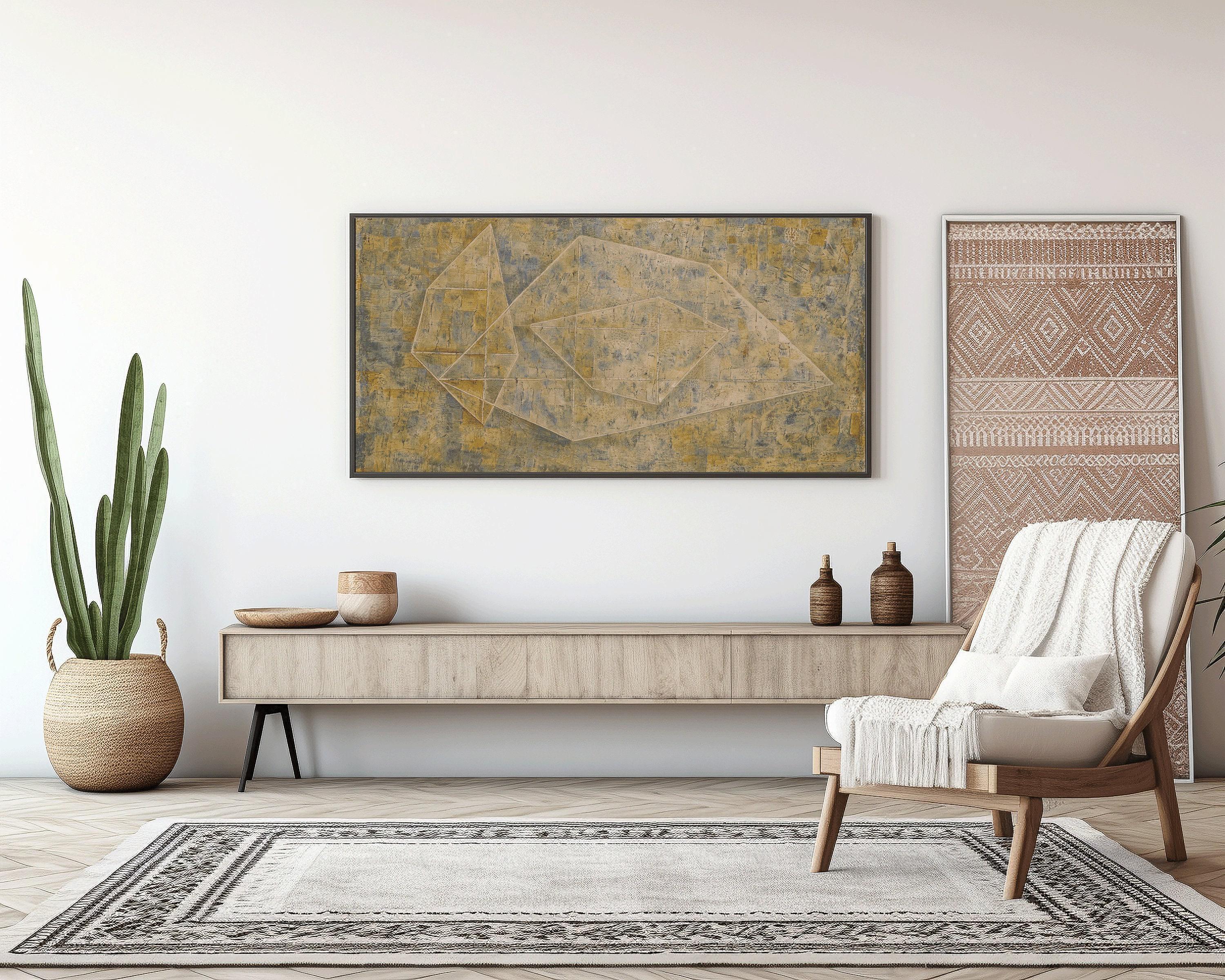 Paul Klee - P 14 | Modern Abstract Wide Panoramic Art (available handframed or unframed) 2x1