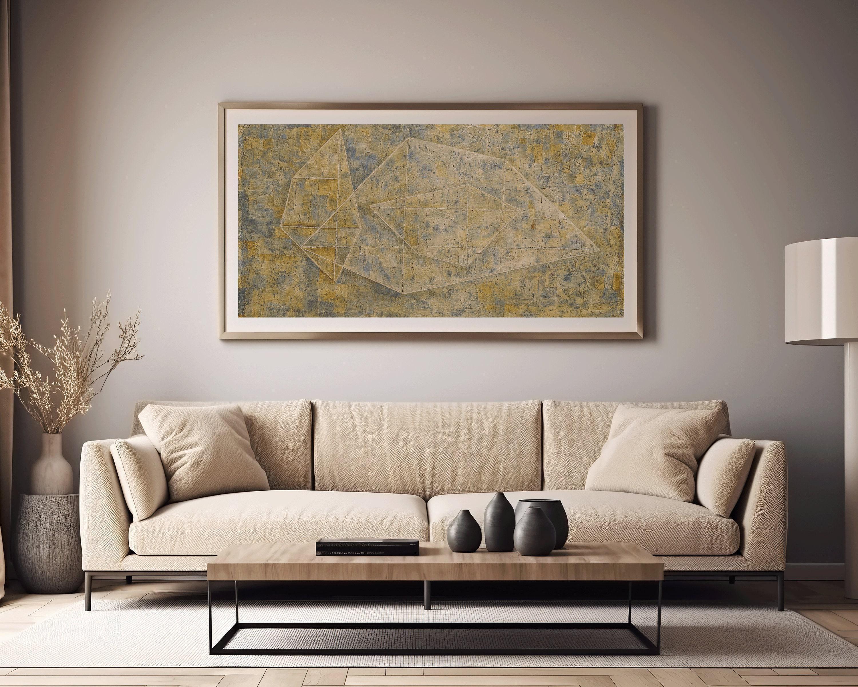 Paul Klee - P 14 | Modern Abstract Wide Panoramic Art (available handframed or unframed) 2x1