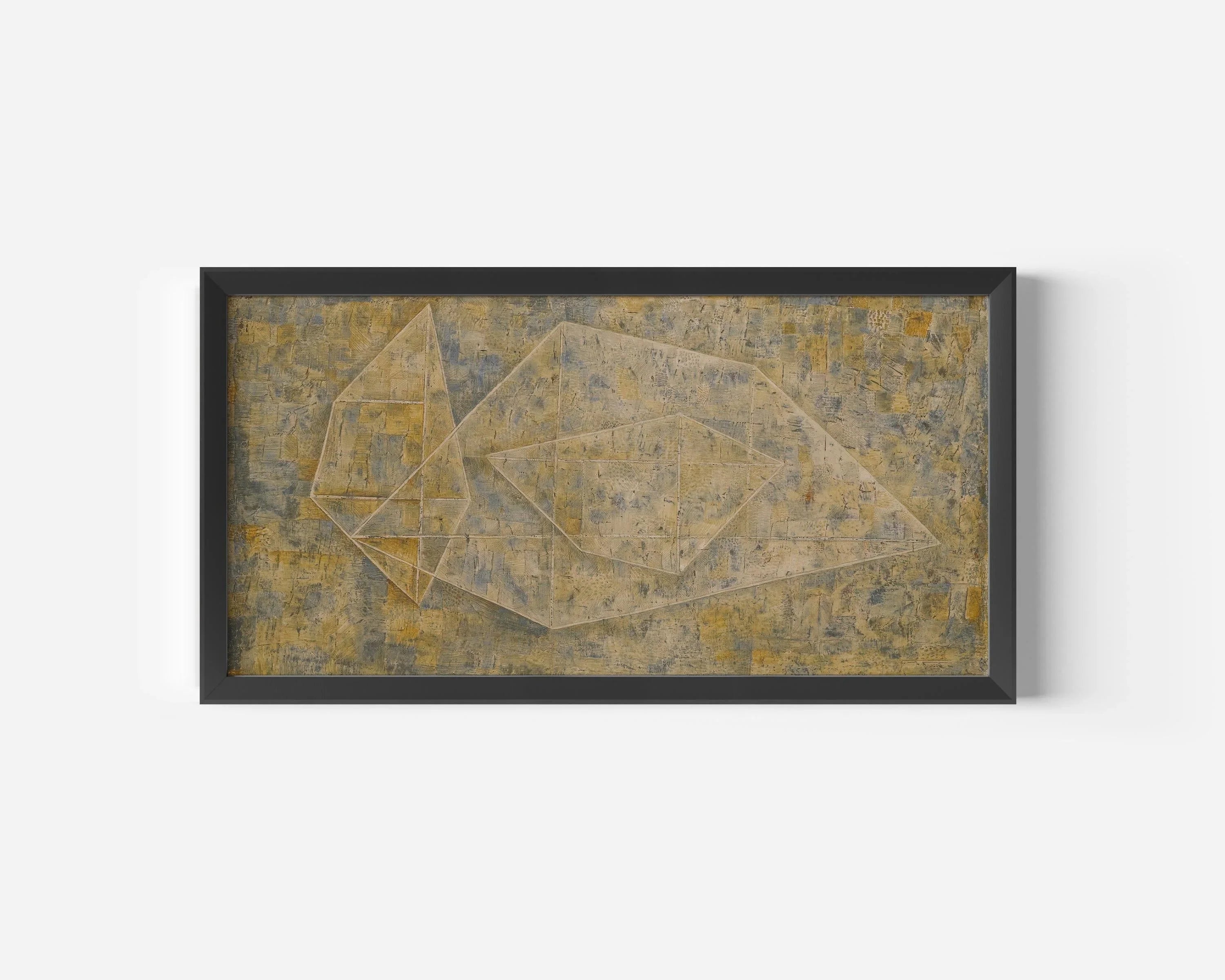 Paul Klee - P 14 | Modern Abstract Wide Panoramic Art (available handframed or unframed) 2x1