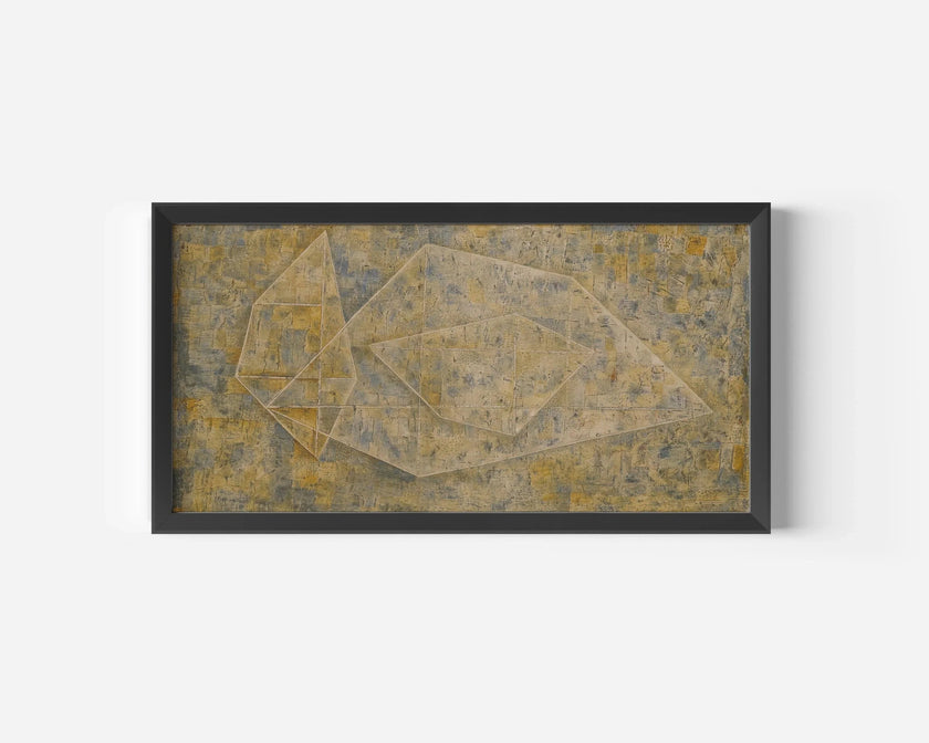 Paul Klee - P 14 | Modern Abstract Wide Panoramic Art (available handframed or unframed) 2x1