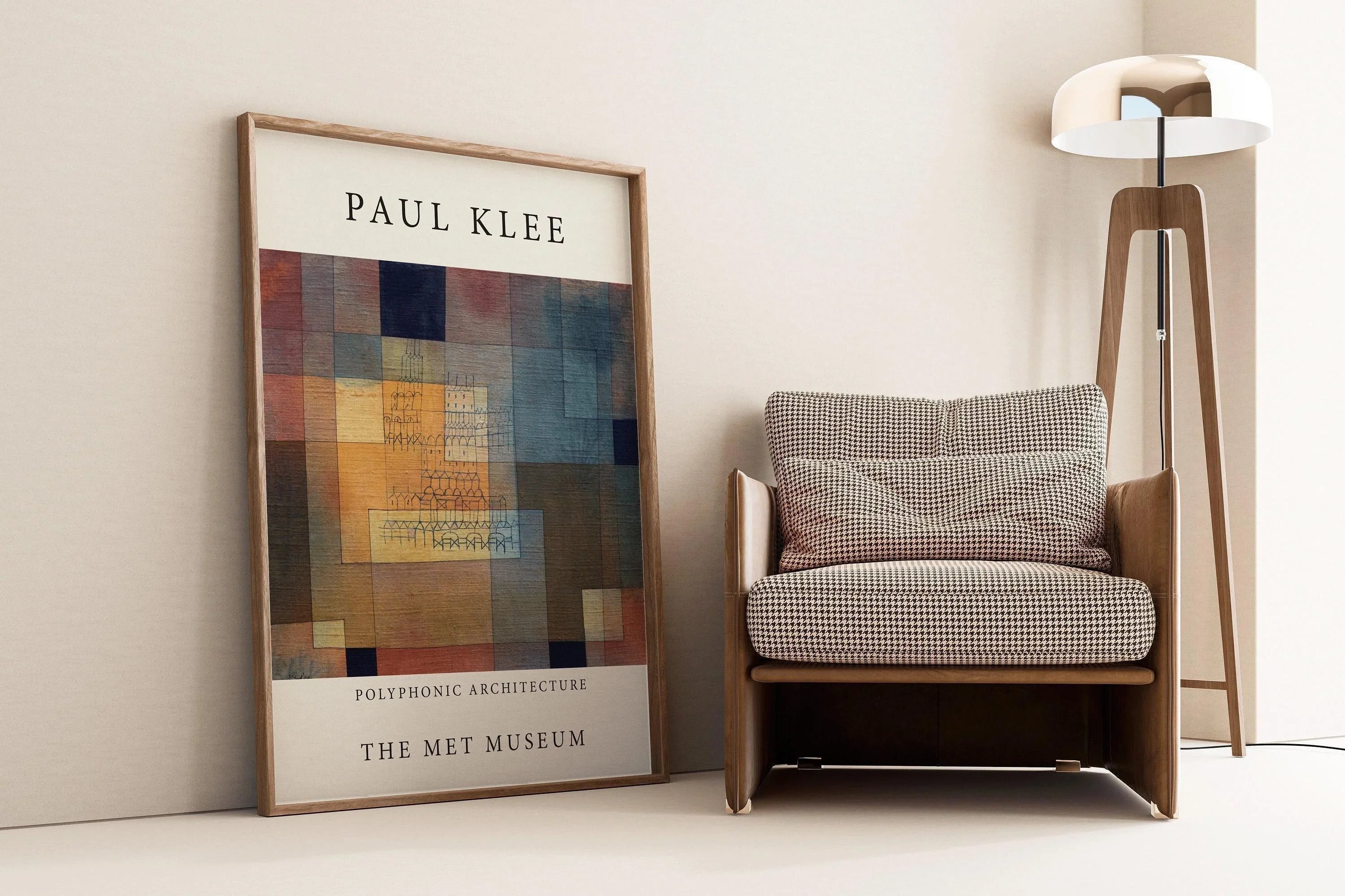Paul Klee - Polyphonic Architecture | Modern Art Exhibition Poster (available handframed or unframed)