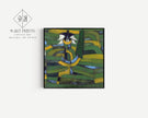 Paul Klee Print: White Blossom Garden, Mid-Century Modern Abstract Art