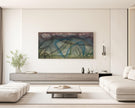 Paul Klee - Rainy Day | Modern Abstract Wide Panoramic Art (available handframed or unframed) 2x1