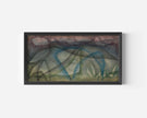 Paul Klee - Rainy Day | Modern Abstract Wide Panoramic Art (available handframed or unframed) 2x1