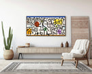 Paul Klee - Rich Harbour | Modern Abstract Wide Panoramic Art (available handframed or unframed) 2x1