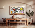 Paul Klee - Rich Harbour | Modern Abstract Wide Panoramic Art (available handframed or unframed) 2x1
