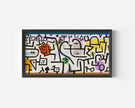 Paul Klee - Rich Harbour | Modern Abstract Wide Panoramic Art (available handframed or unframed) 2x1