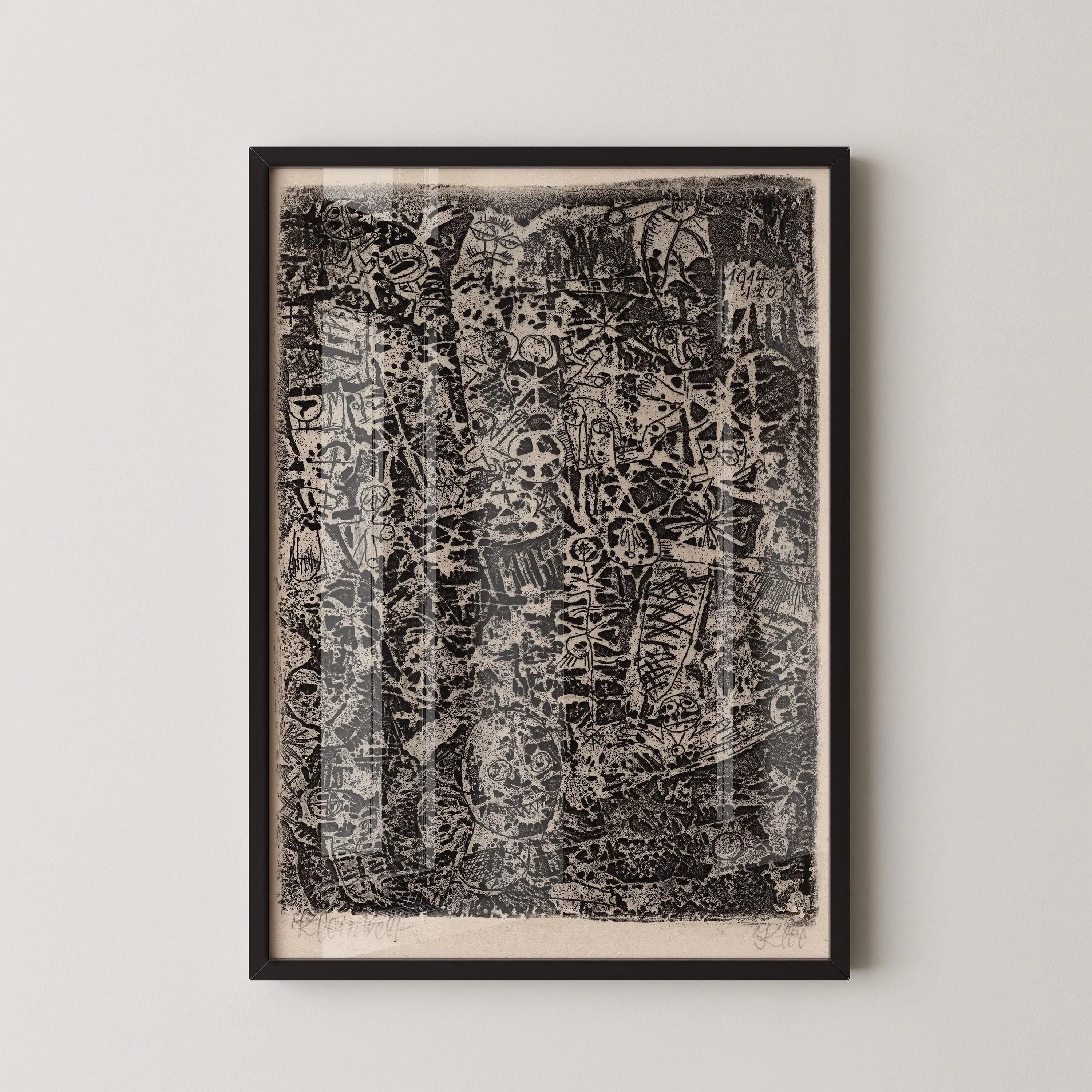 Paul Klee - Small World | Modern Neutral Art Exhibition Poster (available handframed or unframed)