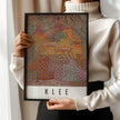 Paul Klee Stadtburg Castle Print: Modern Abstract Art, Giclee on Etching Paper