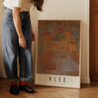 Paul Klee Stadtburg Castle Print: Modern Abstract Art, Giclee on Etching Paper