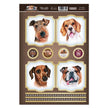 Eat, Sleep, Dog, Repeat Card Topper Sheet