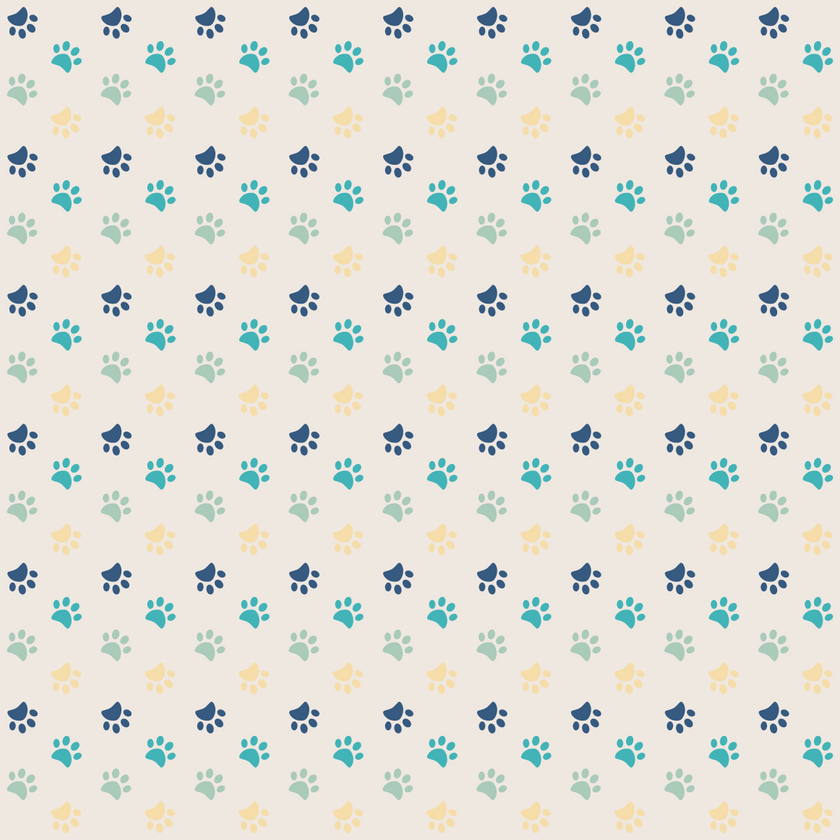 Blue's Clues and Me  Paw Prints Adhesive Vinyl