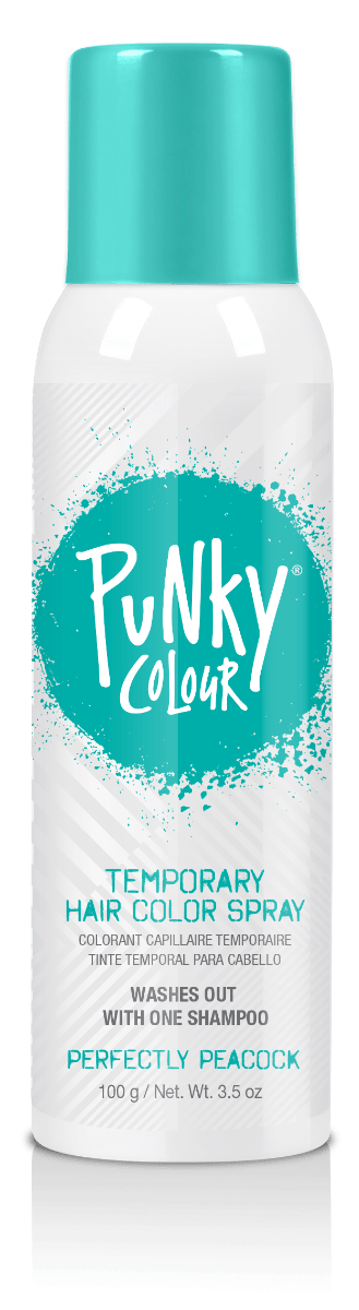 Punky Colour Temporary Hair Colour Spray - Perfectly Peacock