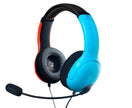 Casque de jeu LVL40 de PDP pour Switch - Bleu/Rouge