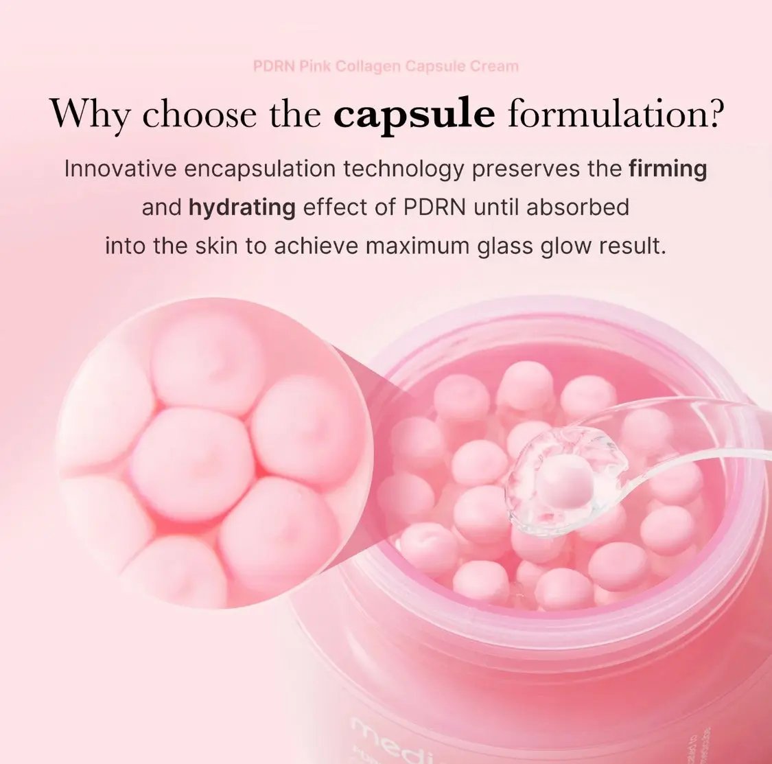 Crème en capsules de collagène rose PDRN de Medicube (1.94 oz)