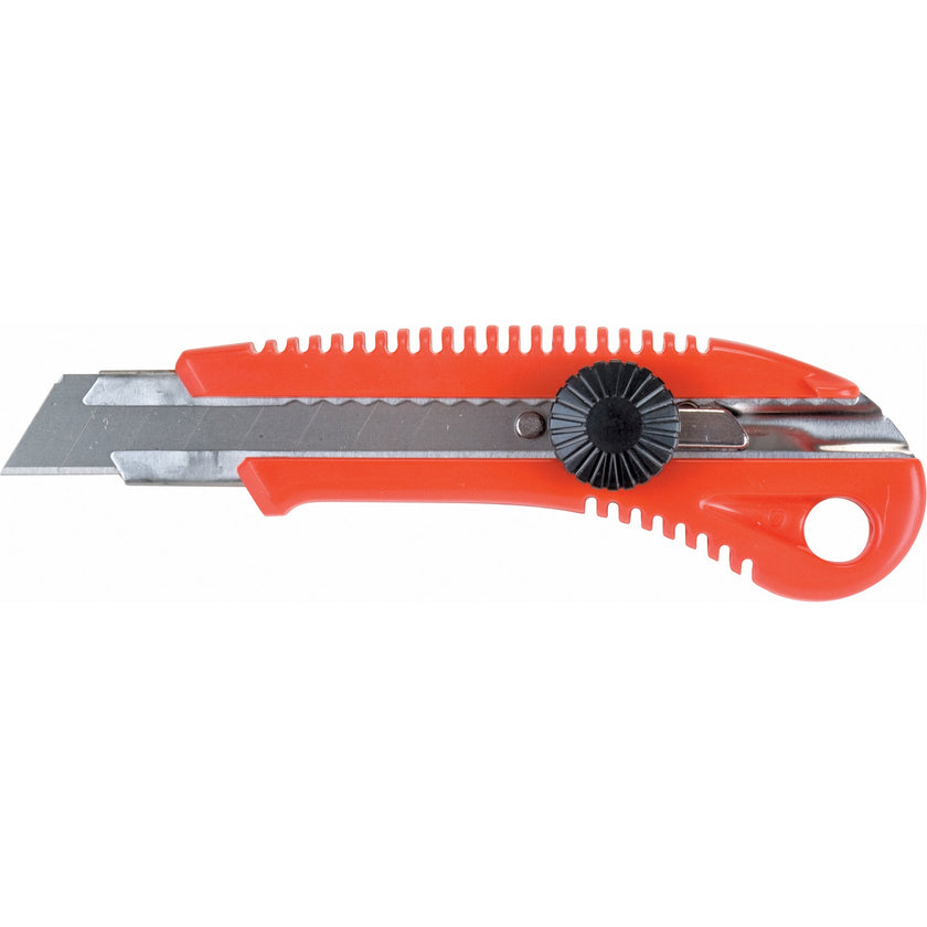 Couteau professionnel ATK400, 18 mm, acier au carbone, manche en plastique