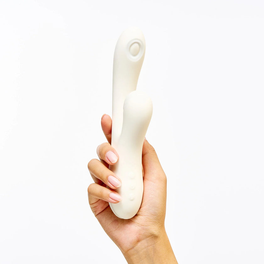 dual stimulation vibrator : peak