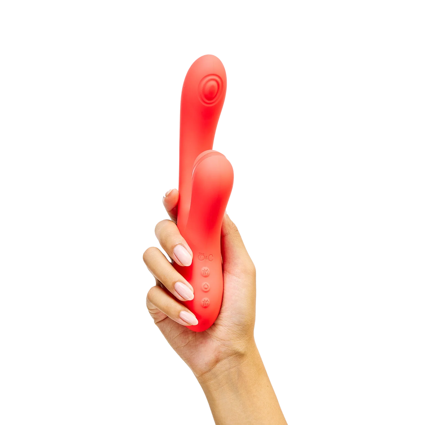 dual stimulation vibrator : peak
