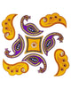 Peacock Rangoli Design (artificial Rangoli reusable)