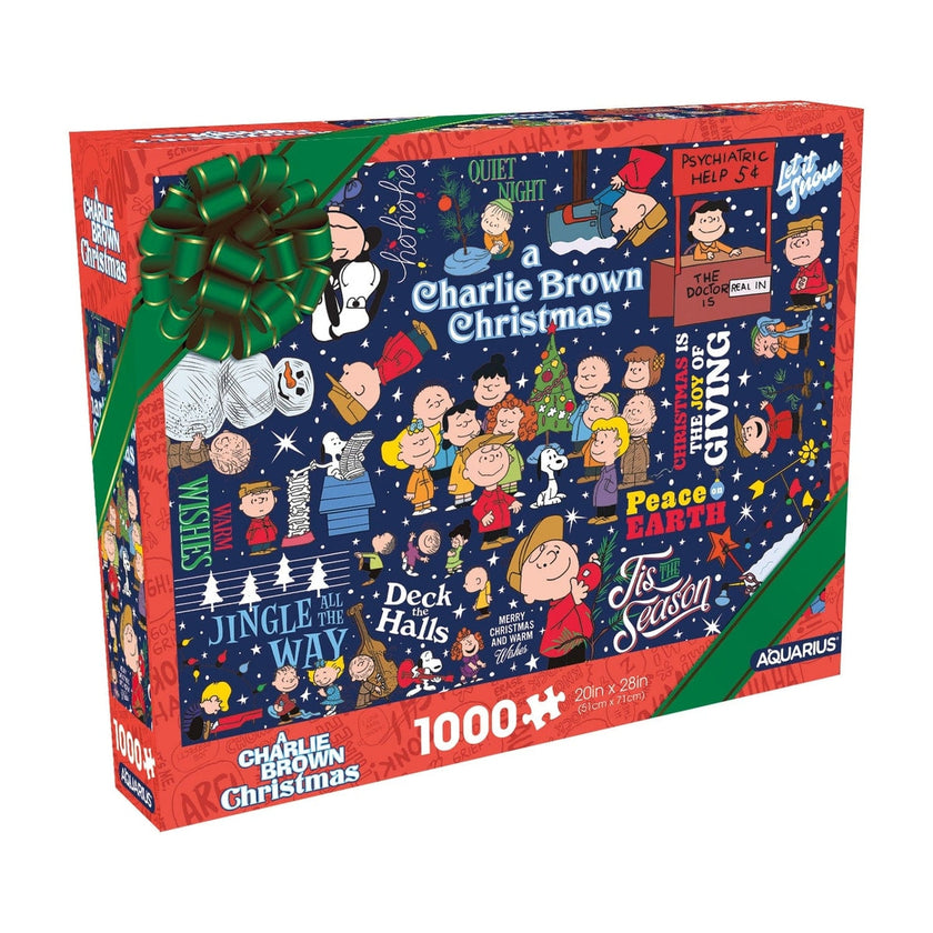Peanuts A Charlie Brown Christmas Wrapping Paper 1000 Piece Puzzle