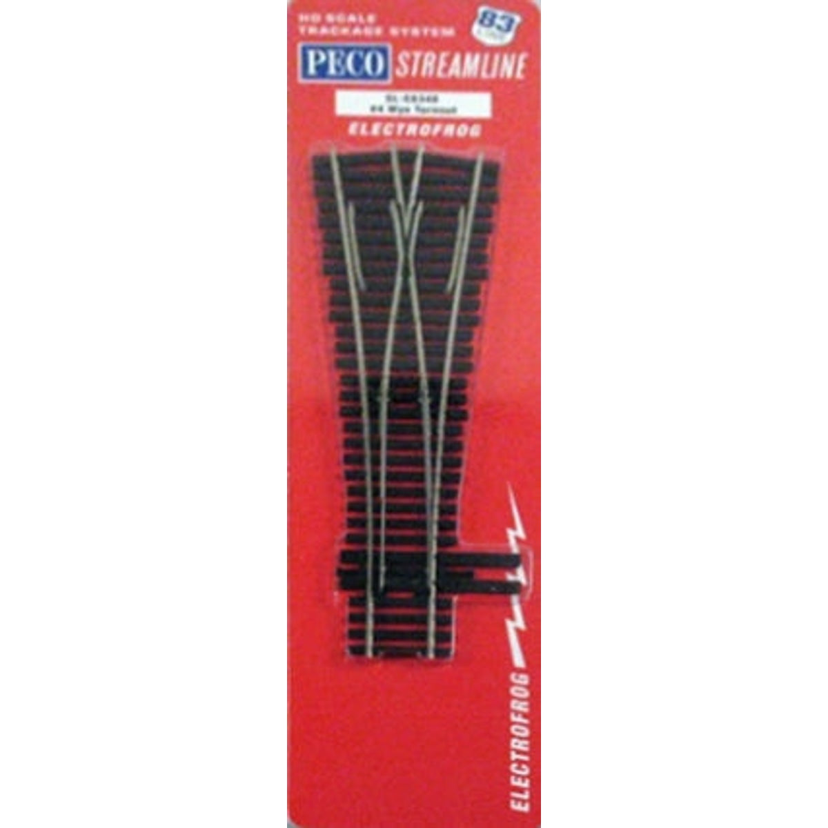 Peco Streamline SL-E8348 HO North American Style Code 83 Electrofrog ...
