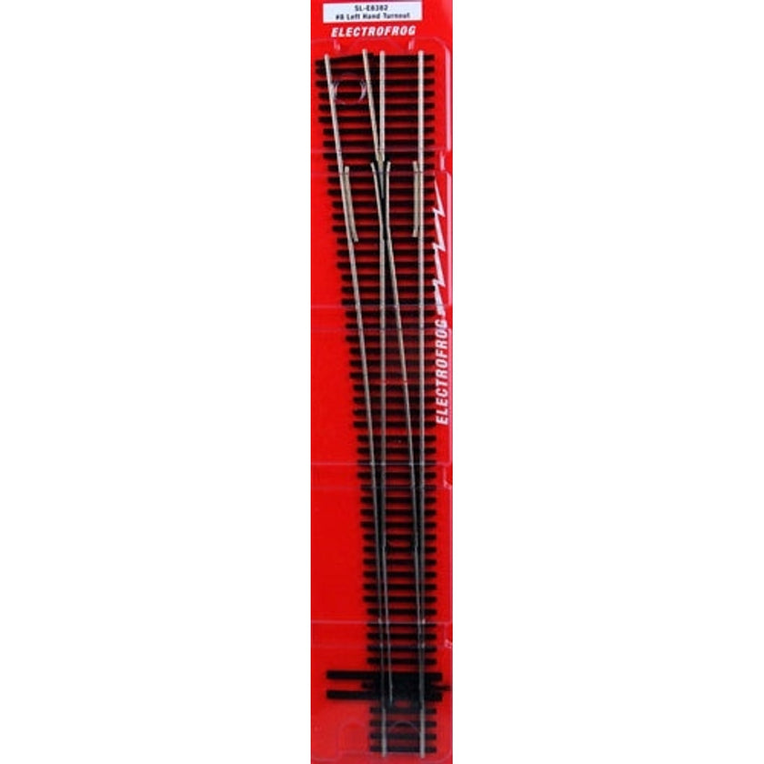 Peco Streamline SL-E8382 HO North American Style Code 83 Electrofrog #8 Left Hand Turnout Switch
