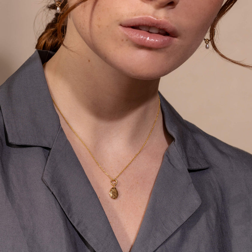 Marguerite - Collier à breloque en argent sterling
