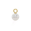 Pendentif perle d'eau douce et or 10K ou argent sterling