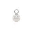 Pendentif perle d'eau douce et or 10K ou argent sterling