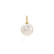 Pendentif perle d'eau douce et or 10K ou argent sterling