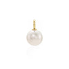 Pendentif perle d'eau douce et or 10K ou argent sterling
